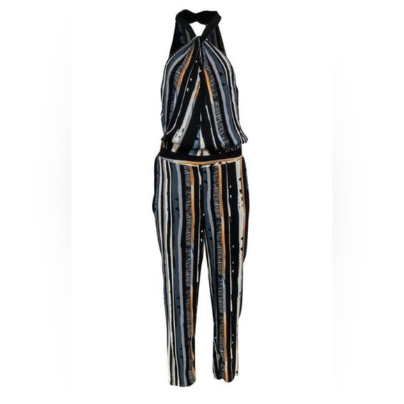 ELLA Moss halter jumpsuit size Small - Picture 1 of 7